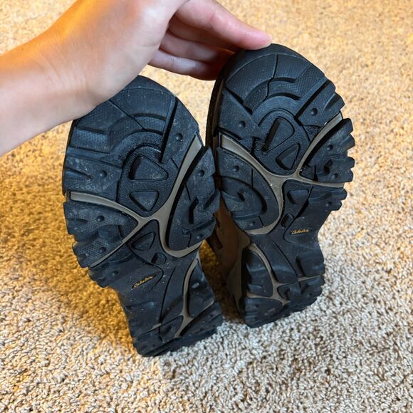 Cabela's Hiking Boots Womens 9 Black Tan Outdoors Sporty Lace Up High Top - Picture 6 of 7